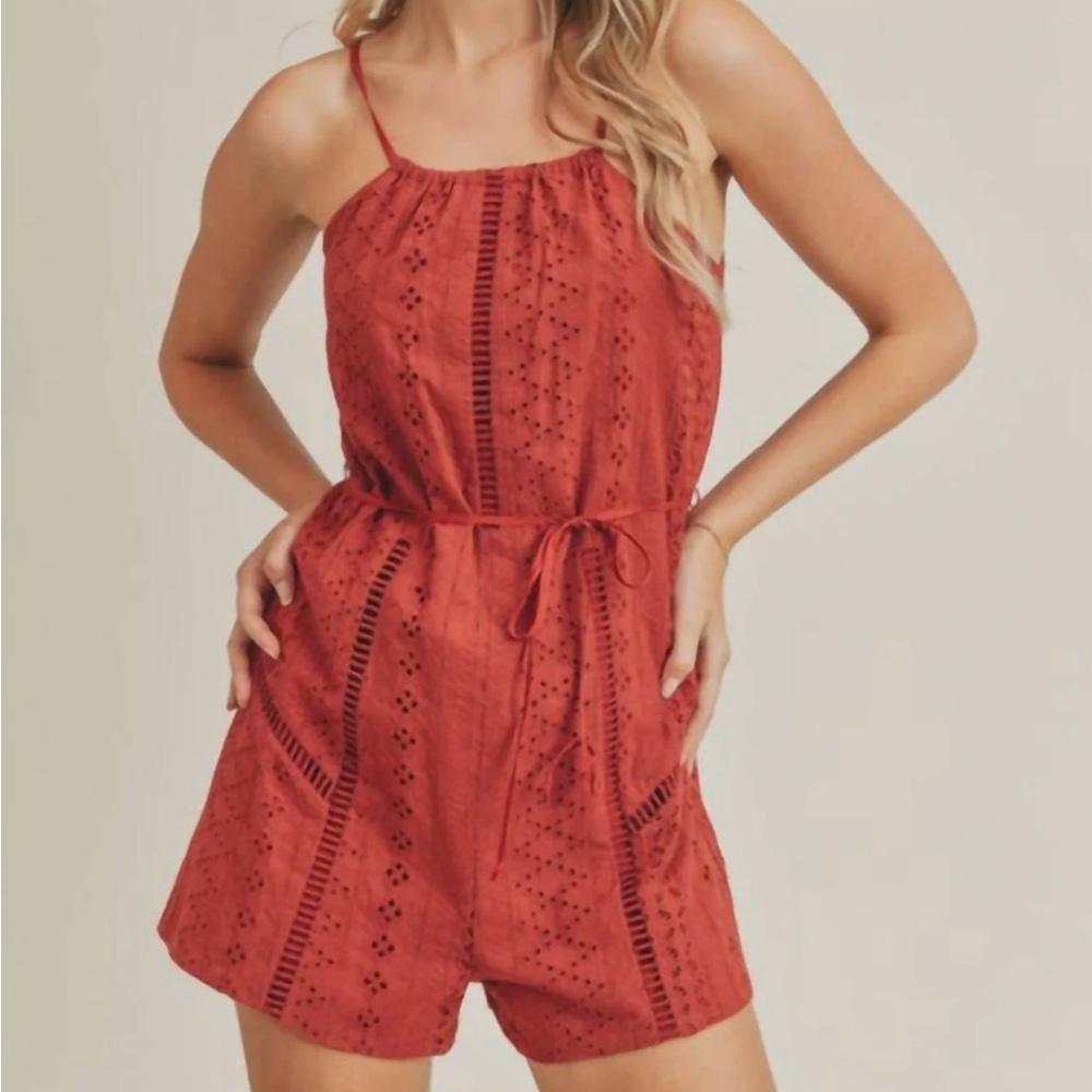 Lush Eyelet Romper from Nordstrom